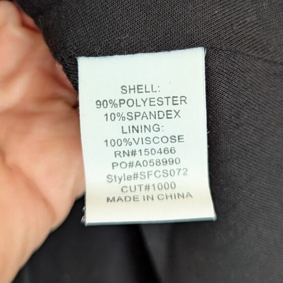 41 Hawthorn Black Sleeveless Skater Dress size Large - Picture 6 of 6